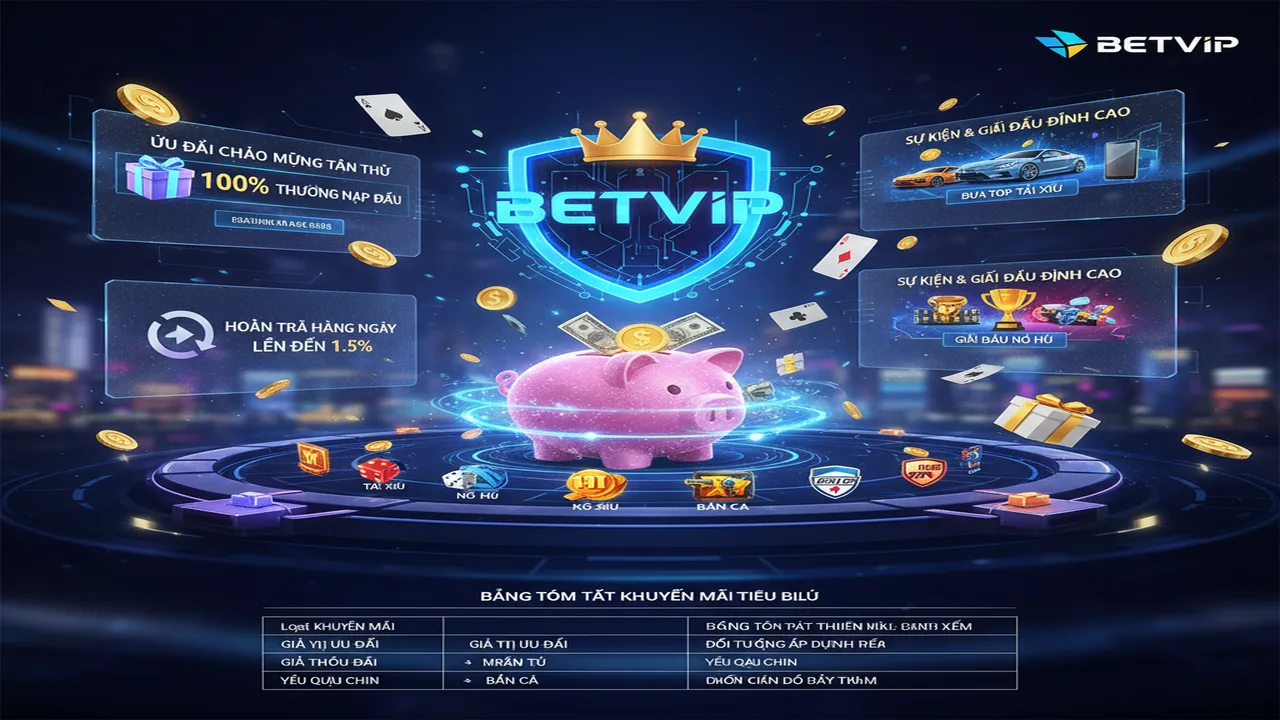 Khuyến mãi Betvip