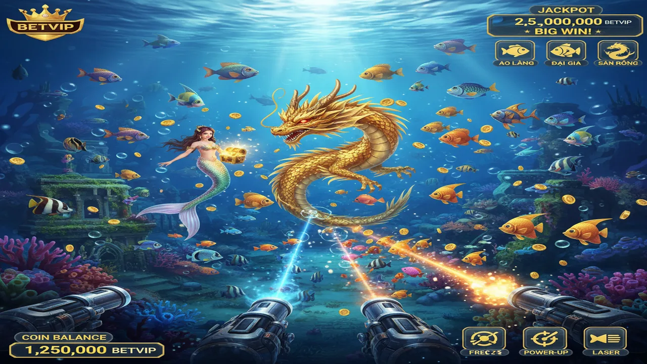 Top sảnh Bắn Cá 3D Betvip